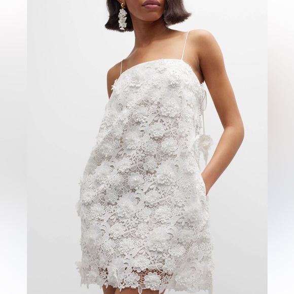 Zimmermann Ivory Guipure Lace Dress - Picture 6 of 16